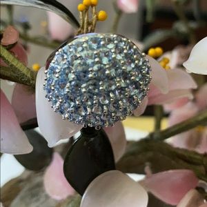 Vintage 925 blue tanzanite ring